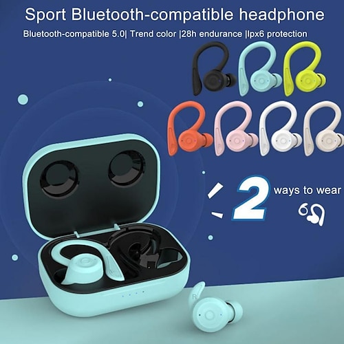 

T20 True Wireless Headphones TWS Earbuds Ear Hook Bluetooth 5.1 Sports Ergonomic Design IPX6 Waterproof for Apple Samsung Huawei Xiaomi MI Fitness Camping / Hiking Running Mobile Phone Travel