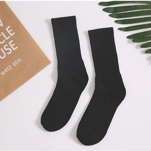 

Men's 5 Pairs Socks Ankle Socks Stockings Casual Socks Fashion Comfort Cotton Solid Colored Medium Fall & Winter Black Gray White