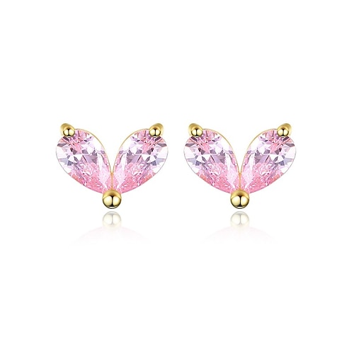 

Per donna Chiaro Rosa Zirconi Orecchini a bottone Gioiellerie Classico Prezioso stile sveglio Semplice Argento sterling S925 Orecchini Gioielli Oro / Rosa Per Regalo Fidanzamento 1 paio