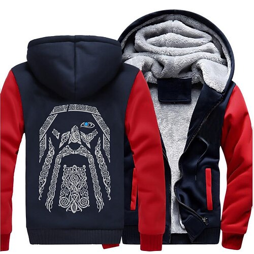

Vichinghi gigante Felpa con cappuccio Anime Soprabiti Manga Grafica Soprabiti Per Per uomo Per donna Unisex Per adulto Stampa a caldo 100% poliestere Casual / quotidiano