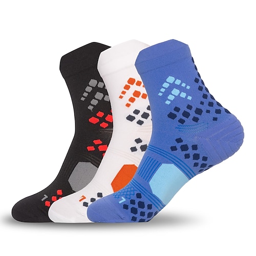 

Men's Women's Hiking Socks Ski Socks Sports Socks Winter Outdoor Windproof Warm Breathable Quick Dry Socks Black Blue White for Hunting Ski / Snowboard Fishing