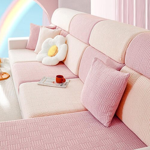 

Sofa Cover Geometric Jacquard Polyester Slipcovers