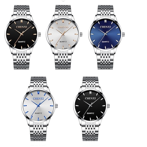 

CHENXI Mens Quartz Watches Top Luxury Brand Analog Military Sports Watch Men Waterproof Stainless steel Fashion Wrist Watch
