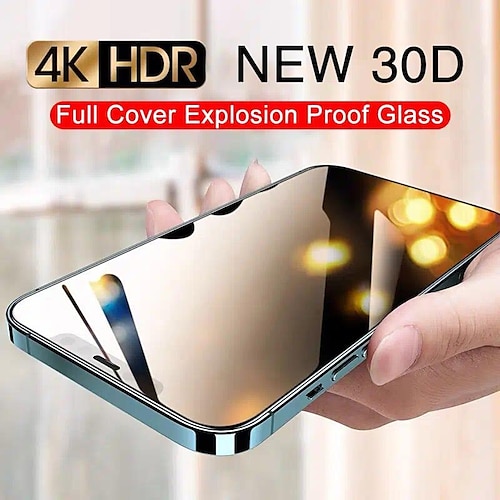 

[3 Pack] Phone Screen Protector For Apple iPhone 14 Pro Max Plus 13 12 11 Mini X XR XS 8 7 Tempered Glass High Definition Mirror Explosion Proof 3D Touch Compatible Phone Accessory