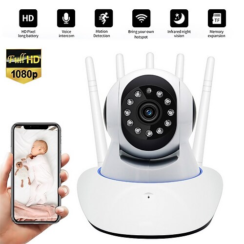 

a1 ip camera wifi ptz camera 355 angle video camera baby security monitor working wireless videosorveglianza mini camera