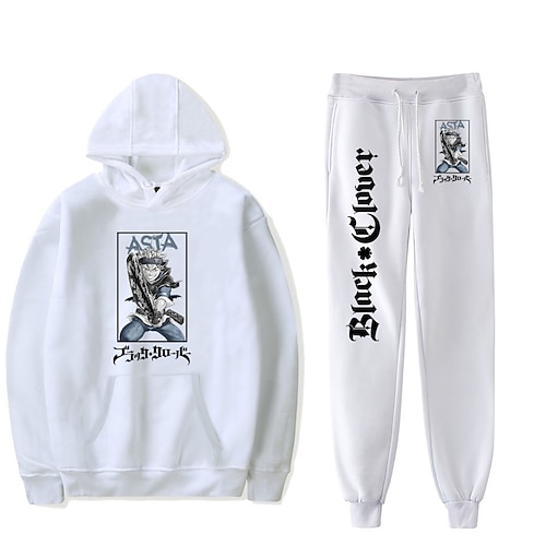 

Inspired by Black Clover Asta Pants Outfits Hoodie Anime Harajuku Graphic Kawaii Pants For Men's Women's Unisex Adults' Hot Stamping 100% Polyester