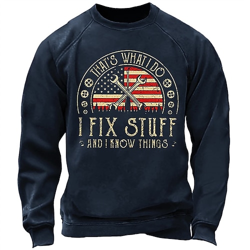 

Men's Sweatshirt Pullover Green Black Blue Brown Gray Crew Neck Graphic Letter Print Sports Outdoor Sports Streetwear Hot Stamping Basic Streetwear Casual Winter Fall Clothing Apparel Hoodies