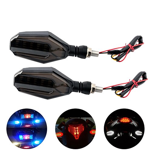

2 Pairs High Quality Universal Motorcycle Accessories LED Turn Signals Turn Signal Indicator Lights
