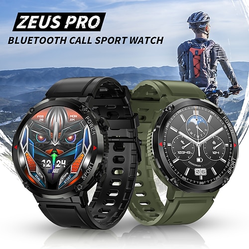 

LOKMAT ZEUS PRO Smart Watch 1.6 inch Smartwatch Fitness Running Watch Bluetooth Pedometer Call Reminder Activity Tracker Compatible with Android iOS Women Men Long Standby Hands-Free Calls Waterproof