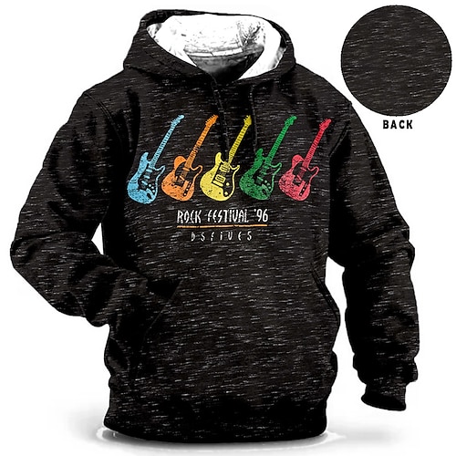

Per uomo Plus Size Felpa con cappuccio pullover Grande e alto Stampa 3D Con cappuccio Manica lunga Primavera & Autunno Essenziale Di tendenza Streetwear Comodo Ufficio Da tutti i giorni Top