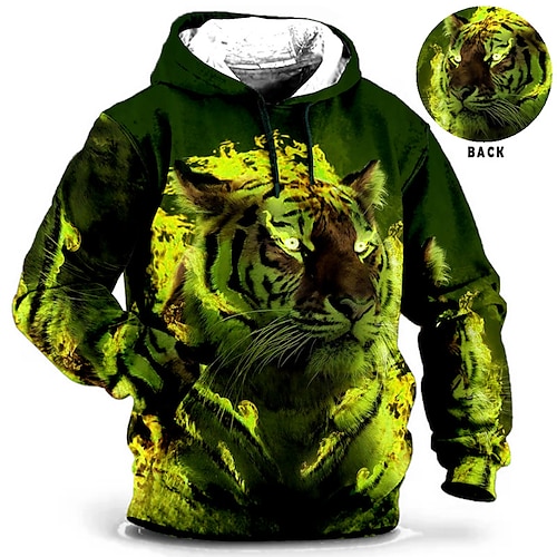 

Herre Plusstørrelser Pullover hættetrøje sweatshirt Stor og høj Dyr Hætte Langærmet Forår & Vinter Basale Mode Gade Bekvem Arbejde Dagligdagstøj Toppe