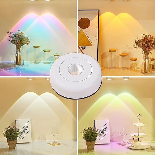 

luce del tramonto camera da letto per bambini vestire luce notturna touch applique da parete cucina armadio armadio decorazione illuminazione stanza atmosfera luce notturna