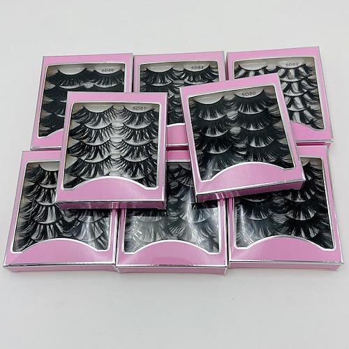 

Ciglia 10 pcs Disegni alla moda Professionale Da donna Volumizzate Molto lungo Cosplay Ciglia in lana animale Palco Mascherata Graduazione Ciglia finte a nastro Molto spesso - Trucco Trucco di