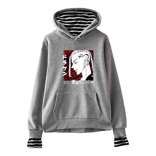 

Inspired by Tokyo Revengers Draken Hoodie Anime Cartoon Anime Front Pocket Graphic Hoodie For Men's Women's Unisex Adults' Hot Stamping 100% Polyester Casual Daily