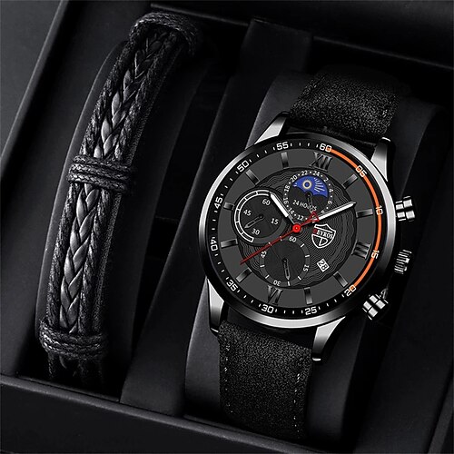 

Marca deyros, relojes deportivos de moda para hombre, reloj de pulsera de cuarzo de negocios para hombre, pulsera de cuero negro de lujo, reloj luminoso informal para hombre