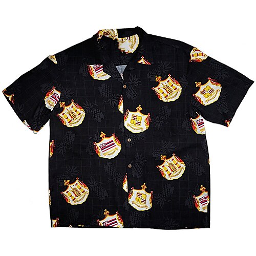 

Men's Shirt Symbol Graphic Prints Totem Turndown Black 3D Print Casual Holiday Short Sleeve Button-Down Print Clothing Apparel Tropical Fashion Hawaiian Soft