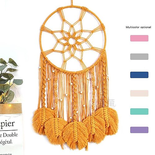 

Dream Catcher Woven Tapestry Dream Catcher Homestay Wall Crafts Pendant Gift 30x85cm/11.8''x33.46''