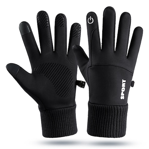 

Ski Gloves Snow Gloves for Women Men Touchscreen Thermal Warm Windproof Nylon Full Finger Gloves Snowsports for Cold Weather Winter Skiing Snowboarding Cycling