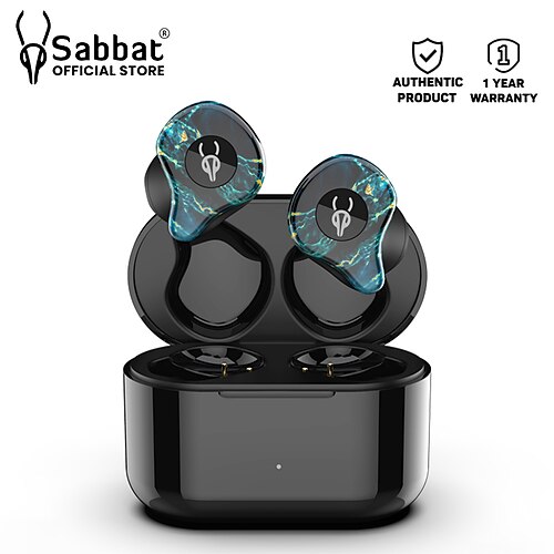 

sabbat x12 elite true wireless headset tws auricolari bluetooth 5.2 supporto decodifica audio aac/sba design ergonomico ipx5 enc cancellazione del rumore ambientale applicabile ad apple samsung huawei xiaomi mi daily outdoor running