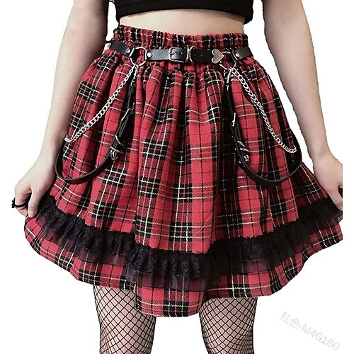 

Goth Girl Punk Gothic Cocktailkleid Vintage-Kleid Sommer Rock Ballkleid Damen Kostüm Jahrgang Cosplay Veranstaltung / Fest Röcke