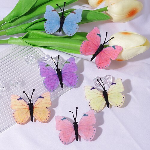 

2 Pieces Toddler Girls' Active / Sweet Daily Butterfly Butterly Style Hair Accessories Yellow / Pink / Blue