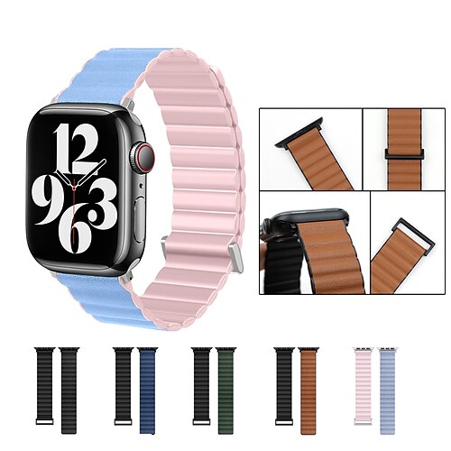

1PC Smart Watch Band Compatible with Apple iWatch Apple Watch Ultra 49mm Series 8/7/6/5/4/3/2/1 / SE Sport Band for iWatch Smartwatch Strap Wristband TPU Adjustable Breathable Shockproof