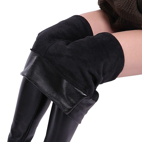 

Mulheres Magro Delgado Longo Couro Preto Saias L XL 2XL