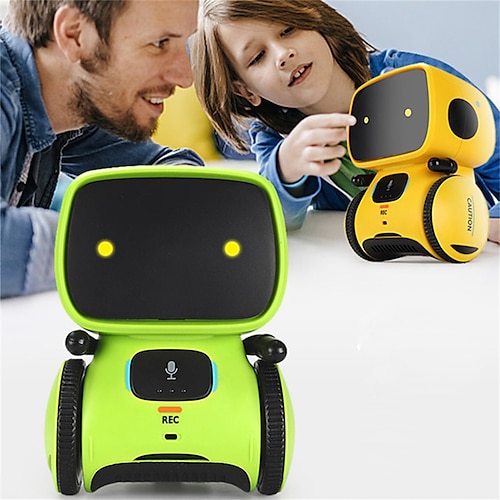 

Robot intelligent jouets pour enfants enfants garçons filles jouets pour 3 ans jusqu'à cadeaux jouet robotique éducatif intelligent commande vocale danse du sens du toucher chanter enregistrement