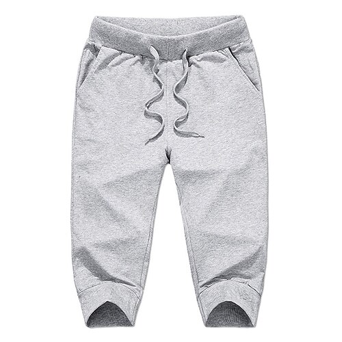 

Per uomo Pantaloncini sportivi Pantaloncini da sudore Pantaloni corti Pantaloni modello Capri Tasche A cordoncino Vita elastica Liscio Comfort Traspirante Polpaccio Informale Giornaliero Per eventi