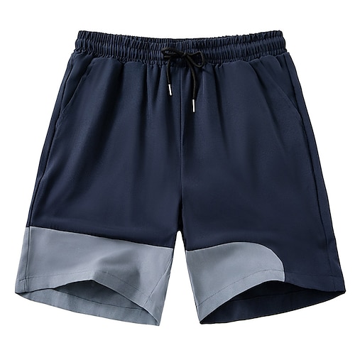 

Herre Atletisk shorts Aktiv shorts Casual shorts Snorer Elastisk midje Fargeblokk Komfort Pustende Kort Avslappet Daglig Ferie Gatemote Stilfull Svart Rød