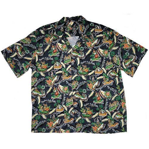 

Men's Shirt Summer Hawaiian Shirt Coconut Tree Graphic Prints Boat Turndown Black 3D Print Casual Holiday Short Sleeve Button-Down Print Clothing Apparel Tropical Fashion Hawaiian Soft