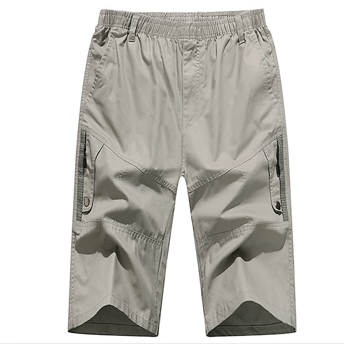 

Herre Chino Shorts Bermudashorts Arbeidshorts Capri-bukser Elastisk midje Multi lomme عادي Komfort Kalv lengde Avslappet Daglig Ut på byen Kiper Stilfull Klassisk Stil Svart Gul