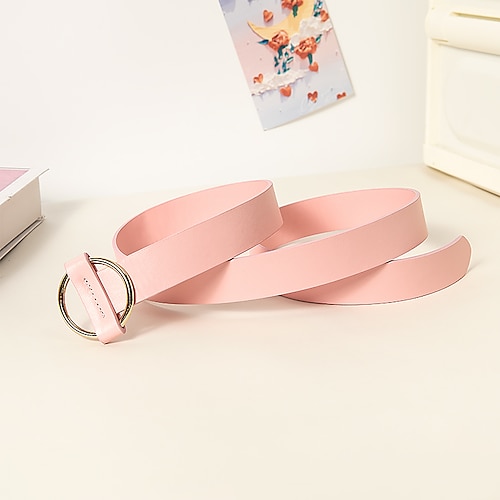

Per donna Cintura PU Rosa Per il girovita San Valentino Festival Colore puro