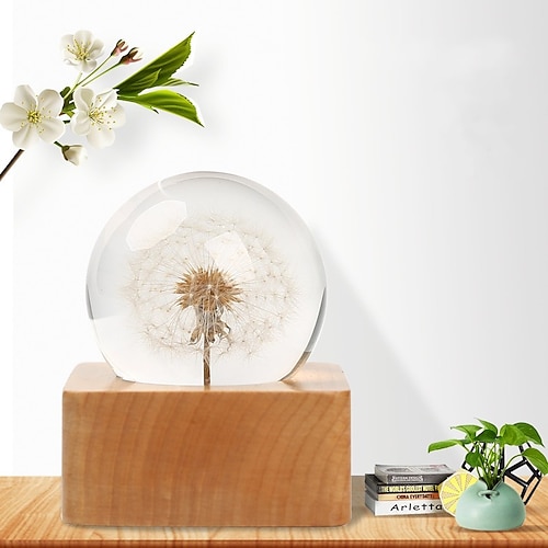 

Crystal Ball Crafts Dandelion Specimen Beech Home Furnishings Valentine's Day Gift Activity Meeting Commemorative Gift