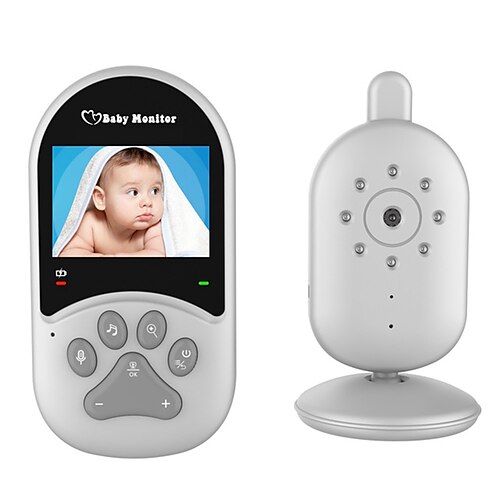 

Baby Monitor Night Vision Security Camera Wireless Intercom 2.4 Inch Audio Video Camera Temperature Detection Baby Camera