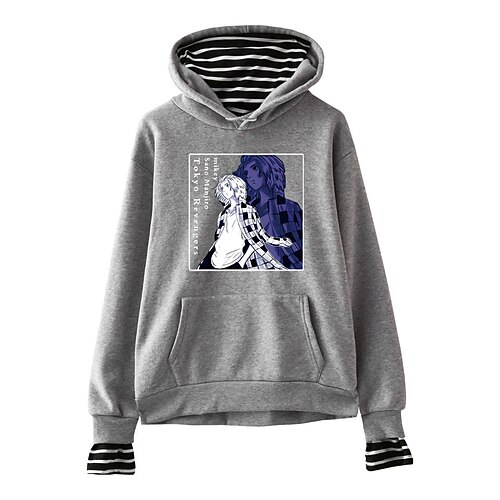 

Inspired by Tokyo Revengers Mikey Hoodie Anime Cartoon Anime Front Pocket Graphic Hoodie For Men's Women's Unisex Adults' Hot Stamping 100% Polyester Casual Daily