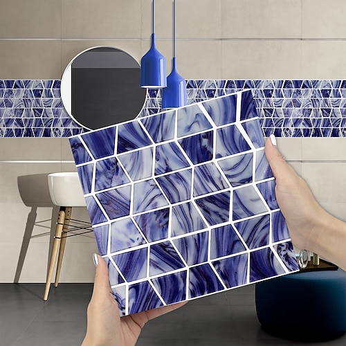 

Adesivo de azulejo à prova d'água lanterna colorida adesivo de parede renovação de casa faça você mesmo autoadesivo papel de parede em pvc pintura cozinha adesivo de parede à prova d'água e à prova