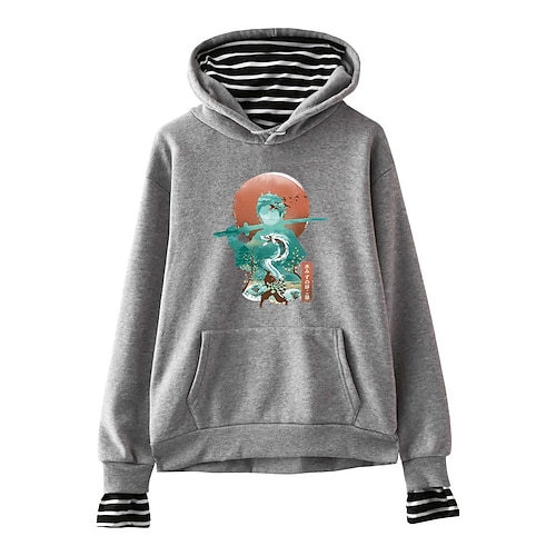 

Inspired by Demon Slayer Kamado Tanjirou Hoodie Anime Cartoon Anime Front Pocket Graphic Hoodie For Men's Women's Unisex Adults' Hot Stamping 100% Polyester Casual Daily