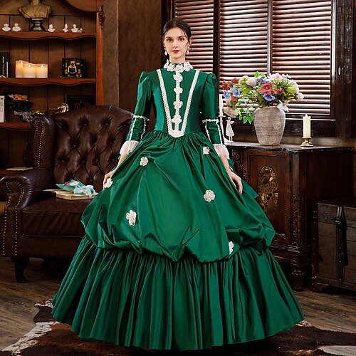 

The Marvelous Mrs. Maisel Rococo Medieval Dress Party Costume Masquerade Women's Costume Black Vintage Cosplay Party Masquerade Halloween