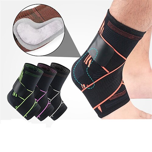 

1pc Sports Ankle Protector Bandage Compression Support Ankle Basketball Mountaineering Fitness Anti Twist Ankle Joint Protector