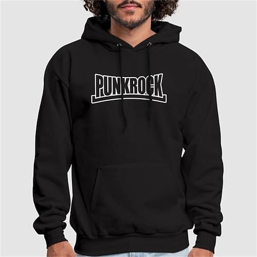 

Inspired by Punk Gothic Punk Rocker Hoodie Cartoon Manga Anime Front Pocket Graphic Hoodie For Men's Women's Unisex Adults' Hot Stamping 100% Polyester