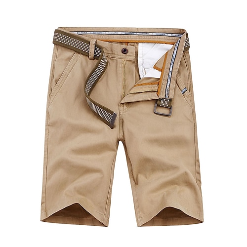 

Hombre Pantalón corto Pantalones cortos chinos Bermudas pantalones cortos de trabajo Bolsillo Plano Comodidad Listo para vestir Longitud de la rodilla Casual Diario Festivos 100% Algodón Ropa de