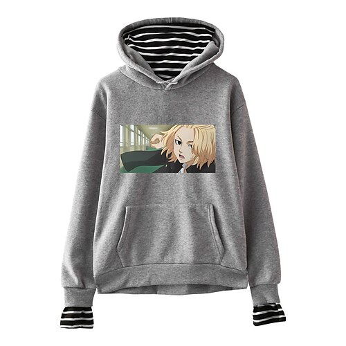 

Inspired by Tokyo Revengers Mikey Hoodie Anime Cartoon Anime Front Pocket Graphic Hoodie For Men's Women's Unisex Adults' Hot Stamping 100% Polyester Casual Daily