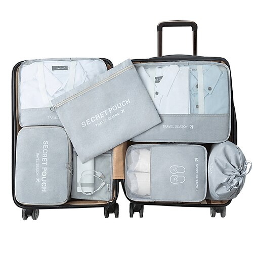 

Cation Travel Storage Package High Quality Waterproof Storage Bag Seven Piece Suitcase Clothing Sorting Storage Bag