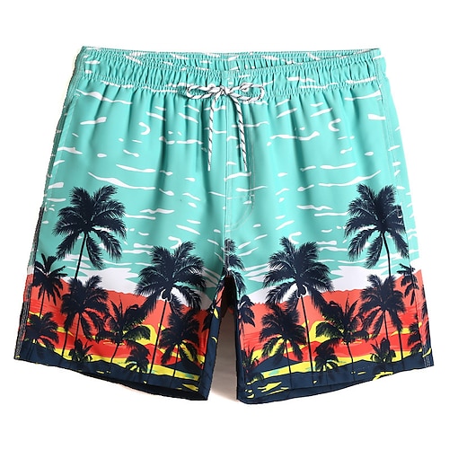 

Per uomo Boxer da surf Pantaloncini da mare Boxer da mare Pantaloncini estivi A cordoncino Vita elastica Pop art Comfort Traspirante Breve Informale Per eventi Spiaggia Streetwear Hawaiano