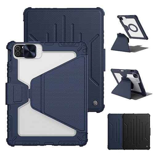 

Tablet Case Cover For Apple iPad Air 5th iPad 10.2'' 9th 8th 7th iPad Pro 12.9'' 5th iPad Air 5th 4th iPad Air 3rd iPad Pro 4th 12.9'' iPad Pro 11'' 3rd Pencil Holder with Stand Flip Transparent
