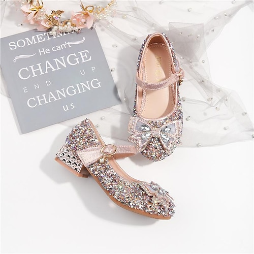

Da ragazza Tacchi Giornaliero Brilla Scarpe di tela Scarpe da cerimonia per bambine Sintetico Ragazzi (7 anni ) Ragazzini (4-7 anni) Scuola Matrimonio Feste All'aperto Danza Cristallo / strass