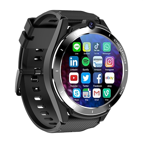 4G Android 11.0 Smart Watch 1.6 Touch Screen GPS Sport Fitness Wristwatch  6GB128GB HD 5MP8MP Dual Camera Video Call Watches Heart Rate Activity  Tracker for Men Women 2024 - $232.39