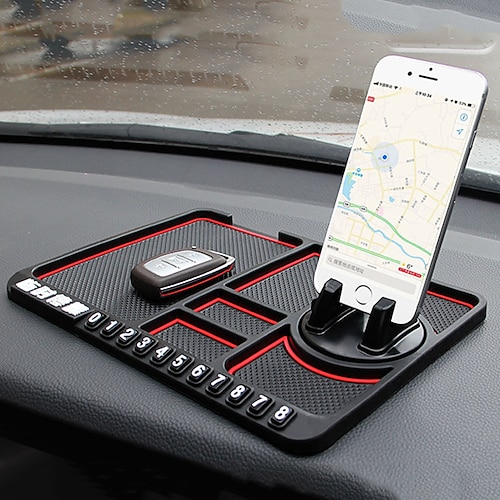 

Multifunctional Car Anti-Slip Mat Non-Slip Phone Sticky Anti Slip Dash Mount Phone Silicone Car Board Mat Pad
