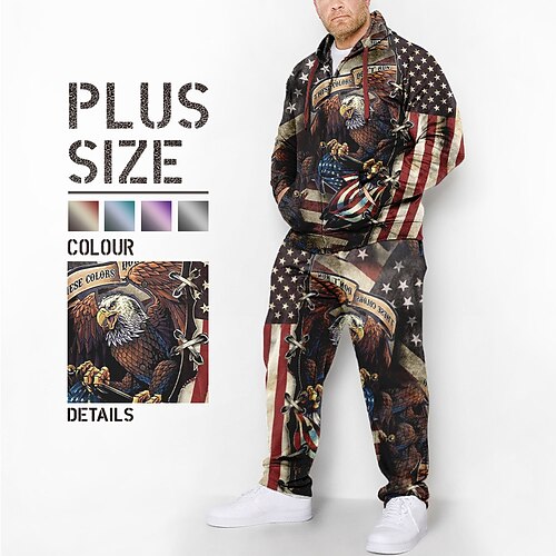 

Per uomo Plus Size Felpa con cappuccio Grande e alto Pop art Con cappuccio Manica lunga Primavera & Autunno Di tendenza Originale Informale Giornaliero Sport Top